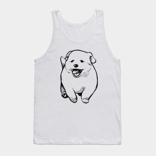 Puppy Dog - Cute Puppy Hand Drawn Tank Top